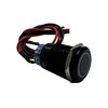 Race Sport 12V 19mm Momentary Function Pre-Wired Switch with RED LED RSMB19MMR